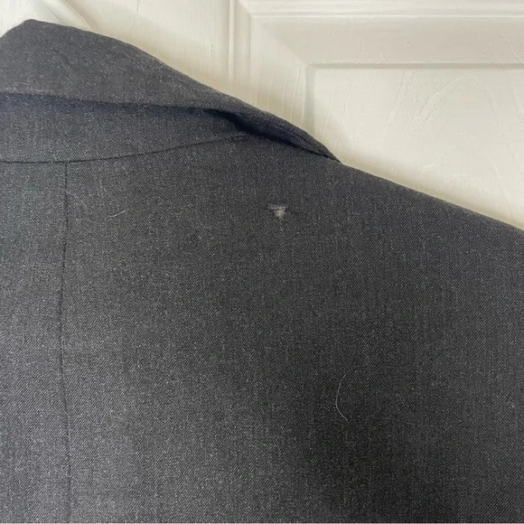 Austin Reed Vintage Wool Button Grey Jacket Small - Picture 6 of 8